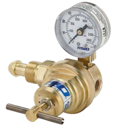 REGO LCR350A580 Cryogenic Liquid Cylinder Regulator with CGA fitting and Gauge