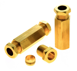 Copper Pipe Coupling Ø10/Ø10mm