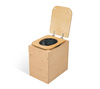 TROBOLO TeraBlœm - wooden composting toilet with urine separation, kit with wooden seat