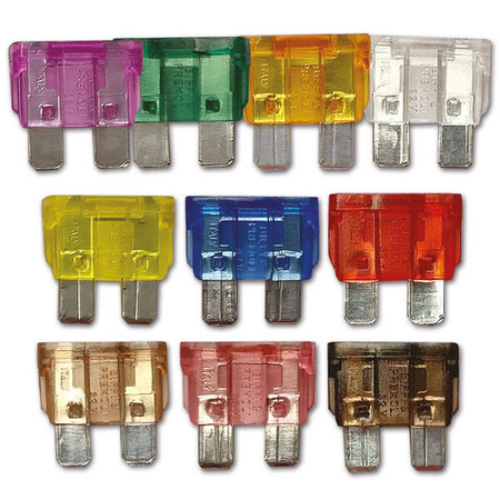 Set of 10 Unival fuses in packaging