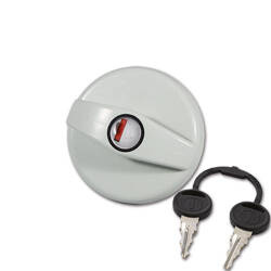 FIAT plug with cylinder and keys - white