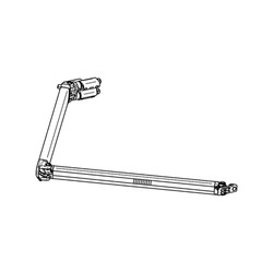 Thule right articulated arm 1500603329 for Omnistor 6300 awning - 2.50 m projection, 3.00-5.00 m length