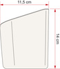 Tacka Pocket Plus Tray M 380mm Kremowo-biała