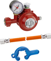 Zestaw jednobutlowy 50mbar G1/4LH-UEM SV z man., z wężem 40cm