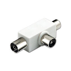 Coaxial plug-to-socket adapter