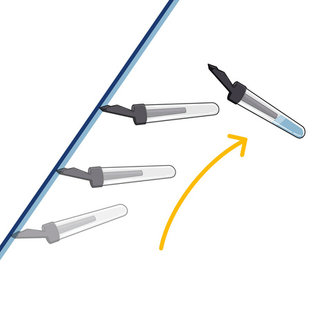 UniCamp Ściągacz Przednich Szyb Czarny 22 cm