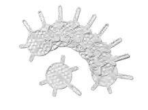 Caravan Kitchen Rubber mats for plate holder, grey, 10 pcs