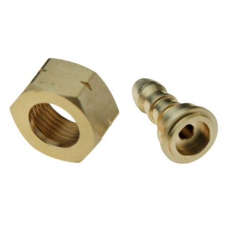 Złączka bez uszczelki do butli 11 kg na wąż 9 mm W21,8x1/14 LH