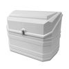 Tank locker with straight back