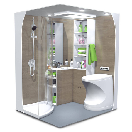 Cinderella Travel Diesel incineration toilet - waterless, runs on diesel from the vehicle tank, 12 V, for motorhomes and boats