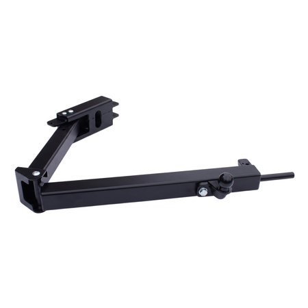 Swivel arm for bicycle racks