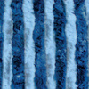 Zasłona szenilowa jasnoniebieska / niebieska - 56 x 200 cm