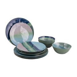 Tableware Set Halo, 12 Pcs., multicoloured