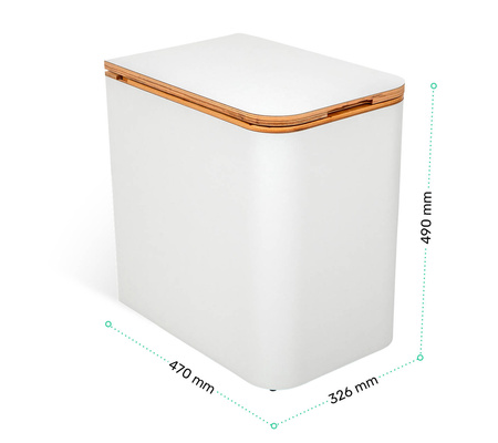 Stationary composting indoor toilets TROBOLO SilvaBlœm (white)