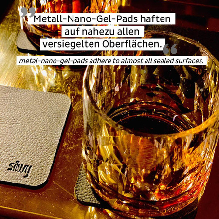 Plastikowa magnetyczna szklanka do whisky silwy