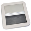 LED Crystal Roof Window 400x400 mm with Blackout Roller and Mosquito Net