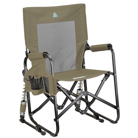 Regulowany fotel bujany Rocker™ beżowy 136kg 56cm