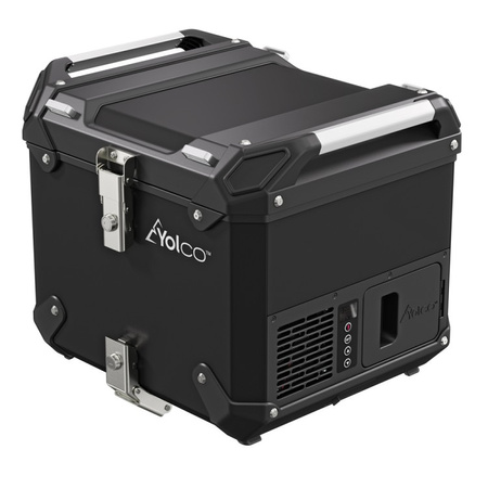 Yolco kompresorowa lodówka motocyklowa topcase MCX17 17 l, czarna