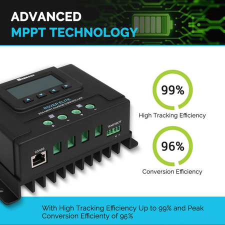 Rover Elite 20A MPPT Solar Charge Controller | Renogy UK