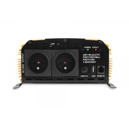 Przetwornica napięcia SINUS PLUS 1500 12/230V (1000/1500 W) + pilot
