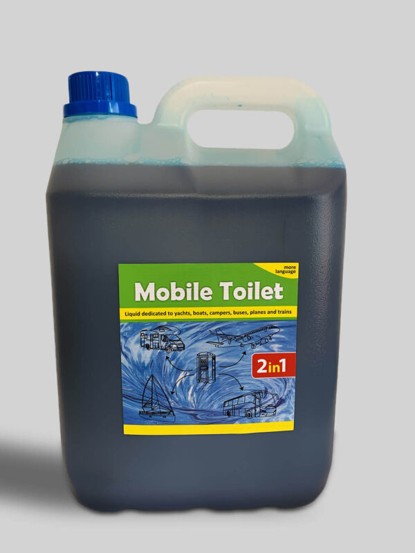 Agachem MOBILE TOILET płyn do toalet turystycznych 5 l 2w1 - zbiornik i spłuczka