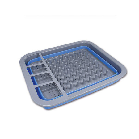 Collapsible dish drainer