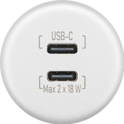 Dual Built-In Charger USB-C