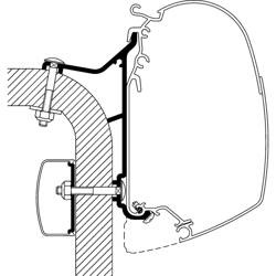 Adapter do montażu markiz 3 m marki Thule do kamperów Hymer B-Class Generation 2