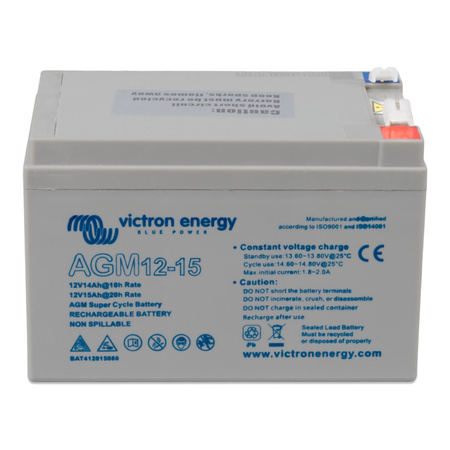 Victron Energy 12V/15Ah AGM Super Cycle Batt. (M5)