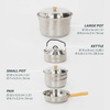 BOXIO COOK PLUS - Mobile gas cooker with pot set