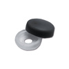 Screw cap black Ø13 100 pcs.