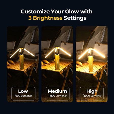 BougeRV Telescopic Camping Light, 15600mAh