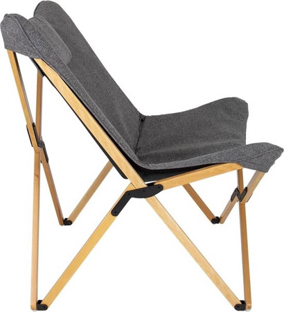 Bo-Camp folding camping chair L Grey Urban Outdoor - Wembley - Nika