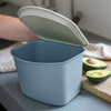 koziol BIBO 3L Waste Bin blue biopolypropylene