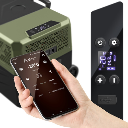 Lodówka przenośna kompresorowa Yolco 28L BCX30 Green