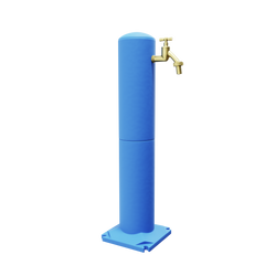 Kolumna wodna ogrodowa z kranikiem UHPLAST czarny