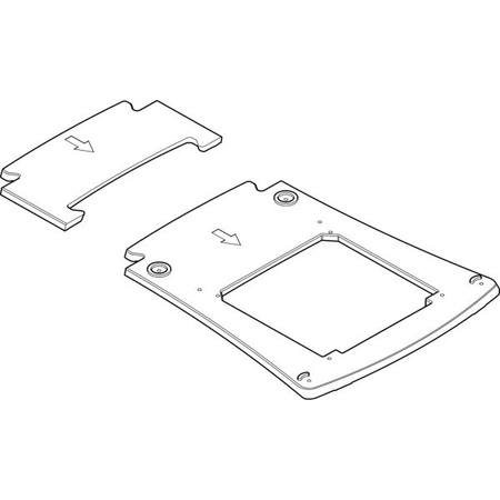 Truma adapter frame for Ford Transit from 2014/05 for Aventa comfort 2nd generation air conditioners