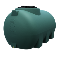 Pojemnik na płyny z niskim środkiem ciężkości 500 l UHPLAST zielony