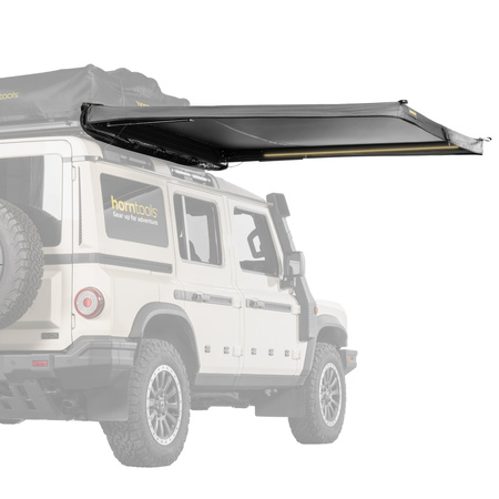 horntools Markiza Horizon Straight 200 cm Szara Samochód/Furgonetka
