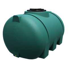 Pojemnik na płyny z niskim środkiem ciężkości 750 l UHPLAST zielony