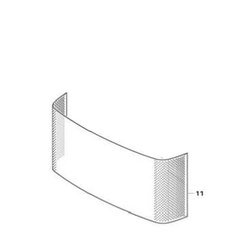 Front panel of the fireplace for S-5004