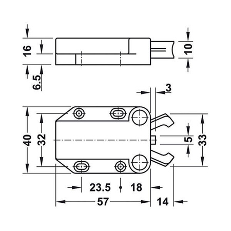 Brown push latch for doors