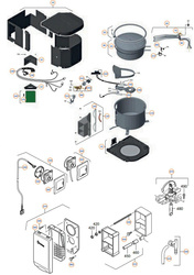 Boiler cover with accessories for Combi