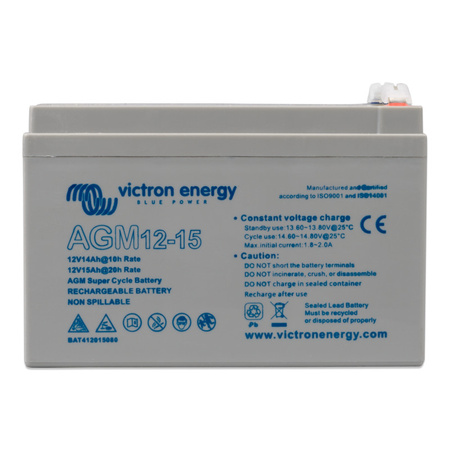 Victron Energy 12V/15Ah AGM Super Cycle Batt. (M5)