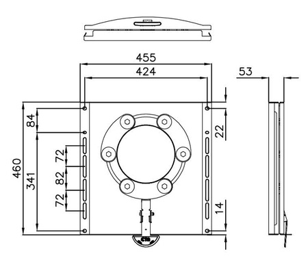 Obrotnica fotela kierowcy lub pasażera CTA do VW Crafter 2006–2016 / Mercedes Sprinter od 2006, do fotela oryginalnego