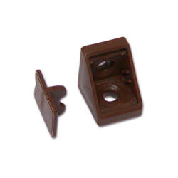 2-hole fastener brown