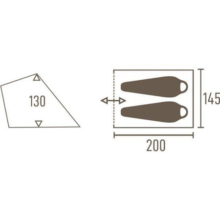 Namiot dachowy Yano Tambu dwuosobowy