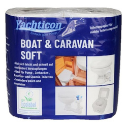 Yachticon papier toaletowy rozpuszczalny Soft 4 rolki - łódź i kamper