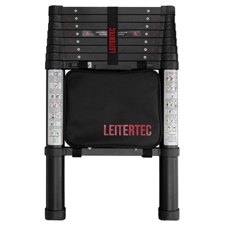 Drabina teleskopowa Leitertec 260 cm z systemem ochrony powierzchni