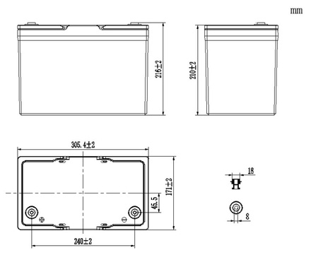 Akumulator LiFePO4 Li100 - 100 Ah